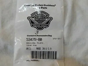 ハーレーダビッドソン ツアーパック バッキング プレート P/N: 53478-80 Harley Davidson Tourpak Backing Plate P/N: 53478-80 【並行輸入品】