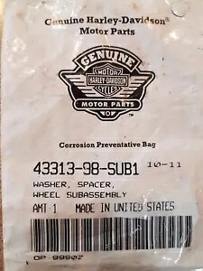 ハーレーダビッドソン純正ホイールスペーサーワッシャー P/N: 43313-98 Genuine Harley Davidson Wheel Spacer Washer P/N: 43313-98 【並行輸入品】