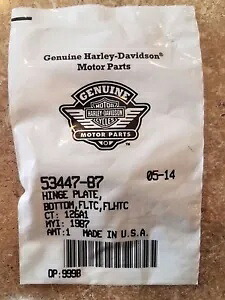 純正ハーレーダビッドソン ボトムヒンジプレート P/N: 53447-87 Genuine Harley Davidson Bottom Hinge Plate P/N: 53447-87 【並行輸入品】