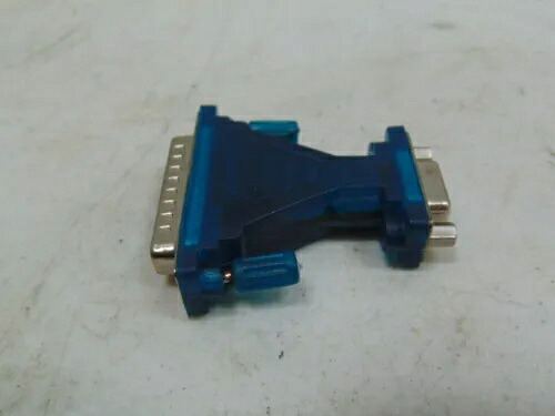 GNS ブルー シリアル - パラレル ポート オス DB9 - オス DB25 コネクタ アダプタ GNS Blue Serial to Parallel Port Male DB9 to Male DB25 Connector Adapter 【並行輸入品】