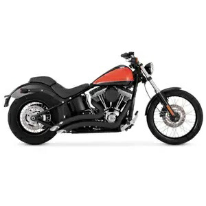 Vance & Hines ブラック 2-into-2 ビッグ ラジアス デュアル エキゾースト システム 86-17 ソフテイル 46069 Vance & Hines Black 2-into-2 Big Radius Dual Exhaust System 86-17 Softail 46069 【並行輸入品】