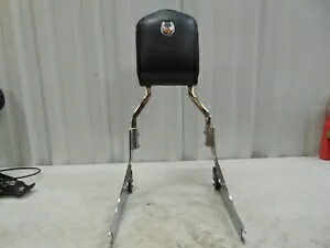 ハーレー105周年記念パッセンジャーバックレストパッド、シーシーバーとサイドプレート付き Harley 105th Anniversary Passenger Backrest Pad with Sissy Bar and Side Plates 【並行輸入品】