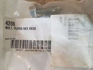 純正ハーレーダビッドソン フランジ六角ボルト P/N: 4206 Genuine Harley Davidson Flange Hex Head Bolt P/N: 4206 【並行輸入品】