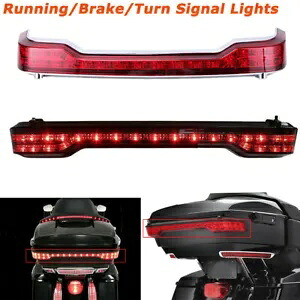 LED キング ツアー パック パック トランク ブレーキ テール ターン ライト ハーレー ツーリング 2014+ 米国用 LED King Tour Pak Pack Trunk Brake Tail Turn Light For Harley Touring 2014+ USA 【並行輸入品】