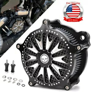 ハーレーロードストリートエレクトラグライドダイナ FLS CNC エアクリーナーインテークフィルターキット用 For Harley Road Street Electra Glide Dyna FLS CNC Air Cleaner Intake Filter Kit 【並行輸入品】