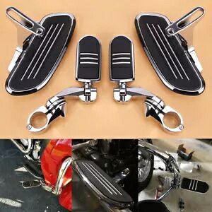 パッセンジャーフロアボード フットボード / 1.25インチ ハイウェイフットペグ ツーリング用 1993-2021 Passenger Floorboards Footboard / 1.25\