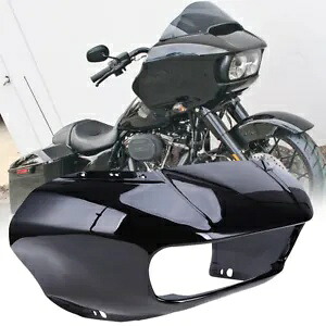 ビビッドブラックアウターフェアリング ABS ハーレーツーリングロードグライド FLTR CVO 2015-23 に適合 Vivid Black Outer Fairing ABS Fit For Harley Touring Road Glide FLTR CVO 2015-23 【並行輸入品】