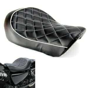 ドライバーライダーソロシートハーレースポーツスター XL1200 XR 883 48 72 カスタム 2004-2022 Driver Rider Solo Seat For Harley Sportster XL1200 XR 883 48 72 Custom 2004-2022 【並行輸入品】