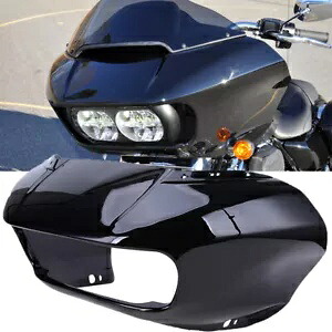 Road Glide FLTRX アウターヘッドライトフェアリング カスタムフィット ハーレー CVO 2015-24 2018用 Road Glide FLTRX Outer Headlight Fairing Custom Fit For Harley CVO 2015-24 2018 【並行輸入品】