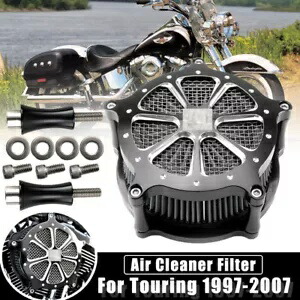 CNC アルミエアクリーナーインテークフィルターハーレーロードエレクトラグライドダイナ FLS FX CNC Aluminum Air Cleaner Intake Filter For Harley Road Electra Glide Dyna FLS FX 【並行輸入品】