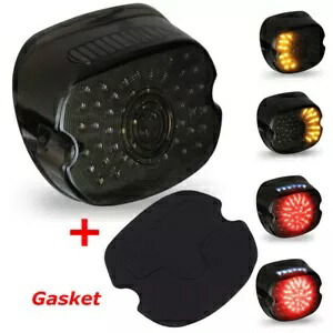 LED リアテールライトブレーキ ハーレーロードキング ダイナグライド ソフテイル スポーツスター アイアン用 LED Rear Tail Light Brake for Harley Road King Dyna Glide Softail Sportster Iron画像