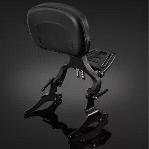 ハーレーストリートロードグライド用多目的ドライバーバックレスト助手席シーシーバー Multi Purpose Driver Backrest Passenger Sissy Bar For Harley Street Road Glide 【並行輸入品】