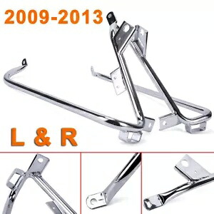 ハーレーツーリングエレクトラグライド2009-2013用ヘビーデューティサポートブラケットサドルバッグ Heavy Duty Support Brackets Saddlebag For Harley Touring Electra Glide 2009-2013 【並行輸入品】