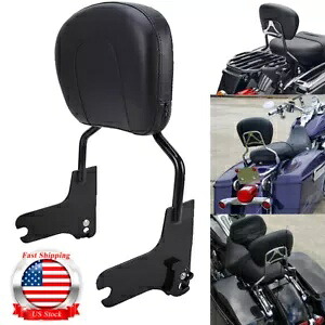 乗客用シーシーバー バックレスト ハーレー ツーリング ロード ストリート グライド FL CVO クラシック用 Passenger Sissy Bar Backrest For Harley Touring Road Street Glide FL CVO Classic 【並行輸入品】