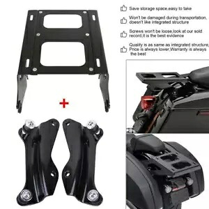 4 ドッキングキット + 荷物ラック ハーレーツアーパックパックエレクトラグライド 2014-2022 米国用 4 Docking Kit + Luggage Rack For Harley Tour Pak Pack Electra Glide 2014-2022 US 【並行輸入品】