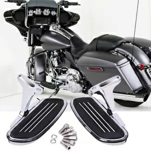 ハーレーツーリングロードストリートグライド93アップストリームラインパッセンジャーフットフロアボード用 For Harley Touring Road Street Glide 93-Up Streamline Passenger Foot Floor board 【並行輸入品】