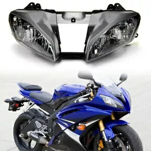 ブラッククリアヘッドライトヘッドランプハウジングアセンブリヤマハ YZF R6 R-6 2008-2016 Black Clear Headlight Head Lamp Housing Assembly For Yamaha YZF R6 R-6 2008-2016 【並行輸入品】