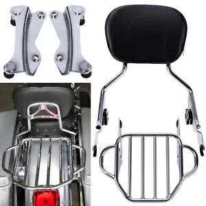 シーシーバー/バックレスト荷物ラック/ドッキング ハーレーストリートロードグライド 2014-22 Sissy Bar / Backrest Luggage Rack / Docking For Harley Street Road Glide 2014-22 【並行輸入品】
