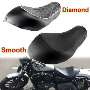 ドライバー ライダー ソロシート ブラック ハーレー スポーツスター アイアン 883 XL 1200 XL883 48 72用 Driver Rider Solo Seat Black For Harley Sportster Iron 883 XL 1200 XL883 48 72 【並行輸入品】