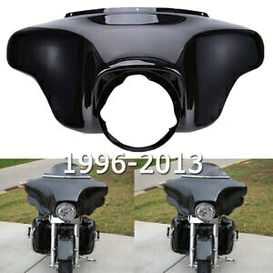 ビビッドブラックフロントバットウィングアウターフェアリングハーレーエレクトラグライド 1996-2013 に適合 Vivid Black Front Batwing Outer Fairing Fit For Harley Electra Glide 1996-2013 【並行輸入品】