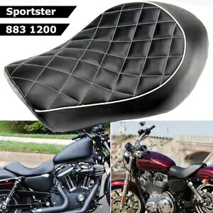 ドライバー ライダー ソロシート ブラック ハーレー スポーツスター XL アイアン 1200 883 48 72 カスタム用 Driver Rider Solo Seat Black For Harley Sportster XL Iron 1200 883 48 72 Custom 【並行輸入品】 41,470円