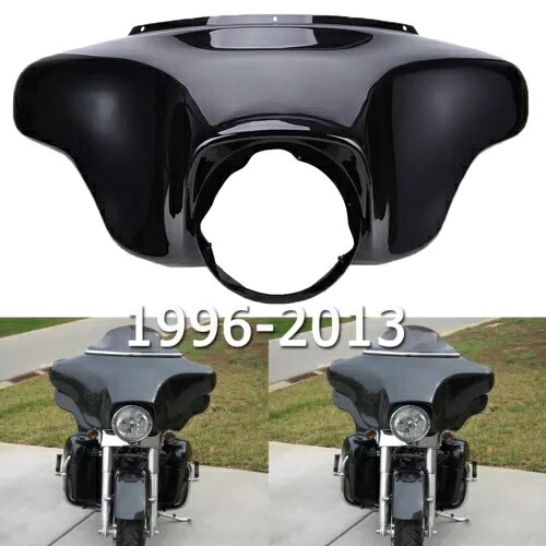 ABS バットウィング アッパー アウター フェアリング ハーレー エレクトラ ストリート グライド 96-13 ブラックに適合 ABS Batwing Upper Outer Fairing Fit For Harley Electra Street Glide 96-13 Black 【並行輸入品】