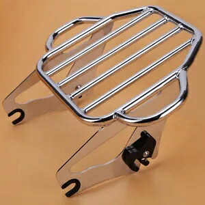 2アップ マウント 荷物ラック ハーレー ツアーパック ツーリング ストリート エレクトラグライド 2009-23用 2-Up Mount Luggage Rack For Harley Tour Pak Touring Street Electra Glide 2009-23 【並行輸入品】