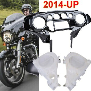 スピードメーターインナーフェアリングスピーカーカバーハーレーエレクトラストリートグライドCVO 14+用 Speedometer Inner Fairing Speaker Cover For Harley Electra Street Glide CVO 14+ 【並行輸入品】