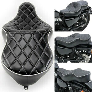 運転席助手席ツーアップシートサドルハーレースポーツスター XL883N XL1200N 2004-Up Driver Passenger Two-Up Seat Saddle For Harley Sportster XL883N XL1200N 2004-Up 【並行輸入品】