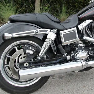 ハーレーツーリング CVO ロードキング ストリート グライド クローム 10.5 インチ リアショックアブソーバー用 For Harley Touring CVO Road King Street Glide Chrome 10.5'' Rear Shock Absorbers 【並行輸入品】