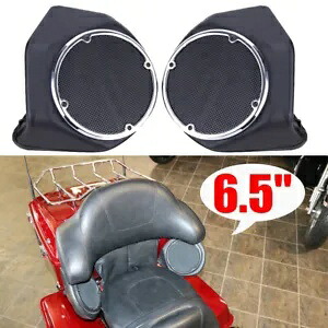 King Trunk 6.5 インチ リアスピーカーポッド ハーレー 14-23 ツアーパック ストリート グライドに適合 King Trunk 6.5'' Rear Speakers Pods Fits For Harley 14-23 Tour Pak Street Glide 【並行輸入品】