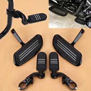 Pegstreamliner 乗客用フロアボード 1.25インチ ハイウェイフットペグ付き ハーレー 93以降用 Pegstreamliner Passenger Floorboards W/ 1.25\