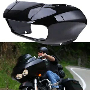 ビビッドブラックアウター ABS フロントフェアリング ハーレーロードグライド CVO 2015-2021 2019 に適合 Vivid Black Outer ABS Front Fairing fit for Harley Road Glide CVO 2015-2021 2019 【並行輸入品】