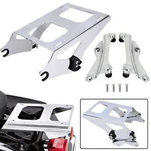 2 アップ 荷物ラック & ドッキング ハードウェア ハーレー エレクトラグライド ツアー パック 2014-2024 用 2 Up Luggage Rack & Docking Hardware For Harley Electra Glide Tour Pak 2014-2024 【並行輸入品】