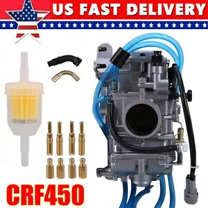 キャブレター ヤマハ YFZ450 YFZ450V 2004-09 FCR40 FCR/ホンダ CRF450R 炭水化物 Carburetor For YAMAHA YFZ450 YFZ450V 2004-09 FCR40 FCR / HONDA CRF450R Carb 【並行輸入品】