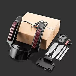 リアフェンダー筋膜 LED ライトハーレーツーリングロードキングストリートグライド 2014-2024 Rear Fender Fascia LED Light For Harley Touring Road King Street Glide 2014-2024 【並行輸入品】
