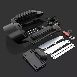 LED ライトリアフェンダー筋膜キットハーレーツーリングロードストリートグライド 14-24 に適合 LED Light Rear Fender Fascia Kit Fit For Harley Touring Road Street Glide 14-24 【並行輸入品】