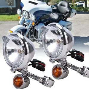 ドライビングスポットフォグライトバー ブラケットターンシグナル付き ハーレーホンダオートバイ用 US Driving Spot Fog Light Bar W/ Bracket Turn Signal For Harley Honda Motorcycle US 【並行輸入品】 37,180円