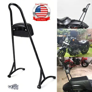オートバイシーシーバー助手席背もたれハーレースポーツスター XL 883 フォーティーエイト Motorcycle Sissy Bar Passenger Backrest For Harley Sportster XL 883 Forty Eight 【並行輸入品】