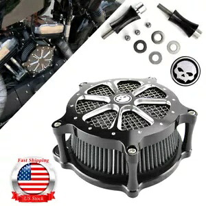 エアクリーナーインテークフィルターハーレーツーリングダイナソフテイル FLS グライド 1993-07 に適合 Air Cleaner Intake Filter Fit For Harley Touring Dyna Softail FLS Glide 1993-07 【並行輸入品】
