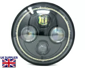 ハーレー プロジェクター LED ヘッドライト インサート 7 インチ Halo 高品質 - 公認済み Harley Projector LED Headlight Insert 7\
