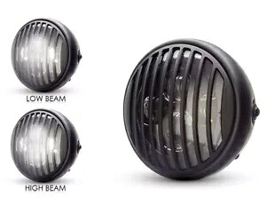 トライアンフ ボンネビル LED ヘッドライト プリズン グリル T100 T120 SE スピード ストリート ツイン Triumph Bonneville LED Headlight Prison Grill T100 T120 SE Speed Street Twin 【並行輸入品】