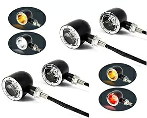 一体型 LED バイクインジケーター / ドライビングライト & ストップテールライト 4 個セット Set of 4 Integrated LED Motorbike Indicators / Driving Lights & Stop Tail lights 【並行輸入品】