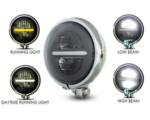 ハーレーダビッドソン ダイナ ワイド スーパー グライド ロー ライダー用バイク ヘッドライト LED Motorbike Headlight LED for Harley Davidson Dyna Wide Super Glide Low Rider 【並行輸入品】｜カスタムパーツ WORLD倉庫