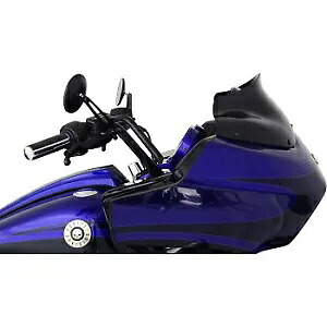 KLOCK WERKS クロックワークス 2310-0196 KW05-01-0190 フレアバガー フロントガラス - 8インチ - ブラック KLOCK WERKS 2310-0196 KW05-01-0190 Flare Bagger Windshield - 8\