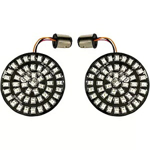 DRAG SPECIALTIES 2020-1813 LED ブレットスタイル ウインカー インサート - レッド DRAG SPECIALTIES 2020-1813 LED Bullet-Style Turn Signal Insert - Red 【並行輸入品】