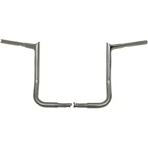 FAT BAGGERS 0601-4750 905014 1-1/4 インチ EZ インストール ポインテッド トップ ハンドルバー-14 インチ-クローム FAT BAGGERS 0601-4750 905014 1-1/4\