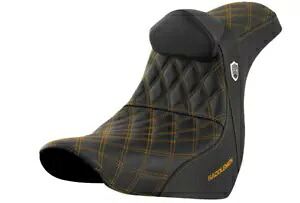 SADDLEMEN 0802-1598 SC81829GOLRT プロシリーズ SDC パフォーマンスグリップシート SADDLEMEN 0802-1598 SC81829GOLRT Pro Series SDC Performance Grip Seat 【並行輸入品】