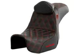 SADDLEMEN 0803-0737 SC80604REDRT プロシリーズ SDC パフォーマンスグリップシート SADDLEMEN 0803-0737 SC80604REDRT Pro Series SDC Performance Grip Seat 【並行輸入品】