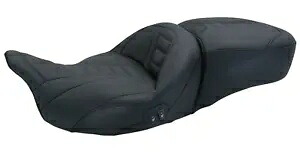 MUSTANG 0801-0963 79007 ヒーター付きワンピース デラックス 2 アップ ツーリング シート FL 08-21 MUSTANG 0801-0963 79007 Heated One-Piece Deluxe 2-Up Touring Seat FL 08-21 【並行輸入品】